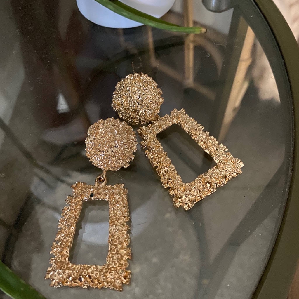 Geometric Statement Earrings